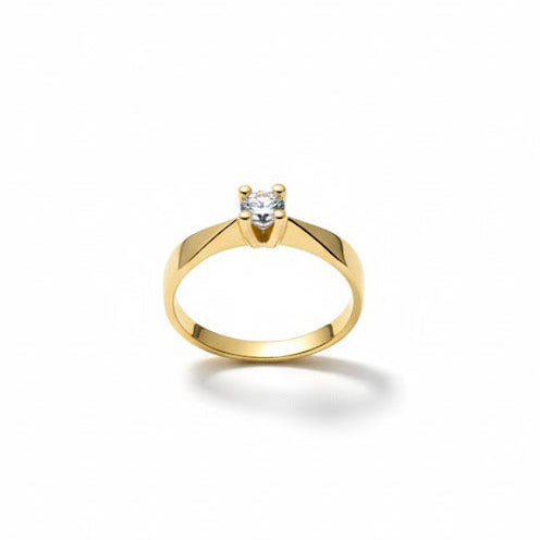 Diamantring i guld med 0,20 ct - 15008d20