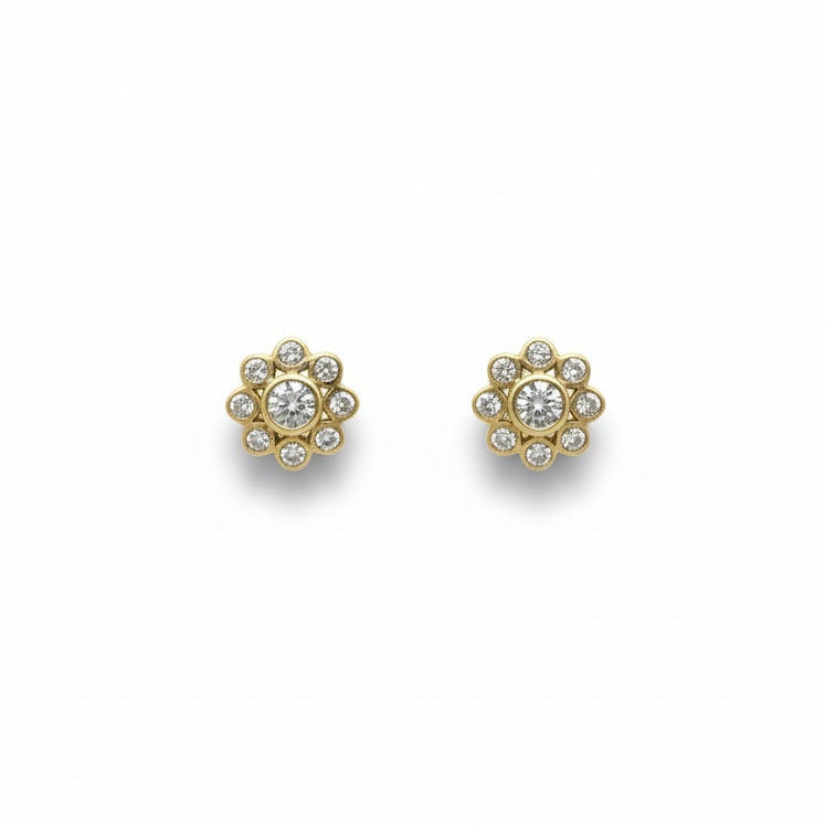 Brilliant ørestikker 14 kt 0,52 ct - 25026D52