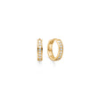 Glow creoler i 14kt guld (mini)