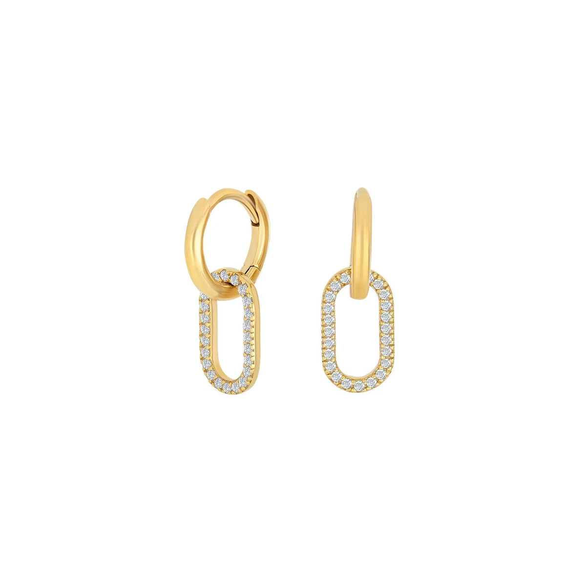 8kt. guld creol m. vedh. og cz - 30550300300