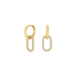8kt. guld creol m. vedh. og cz - 30550300300
