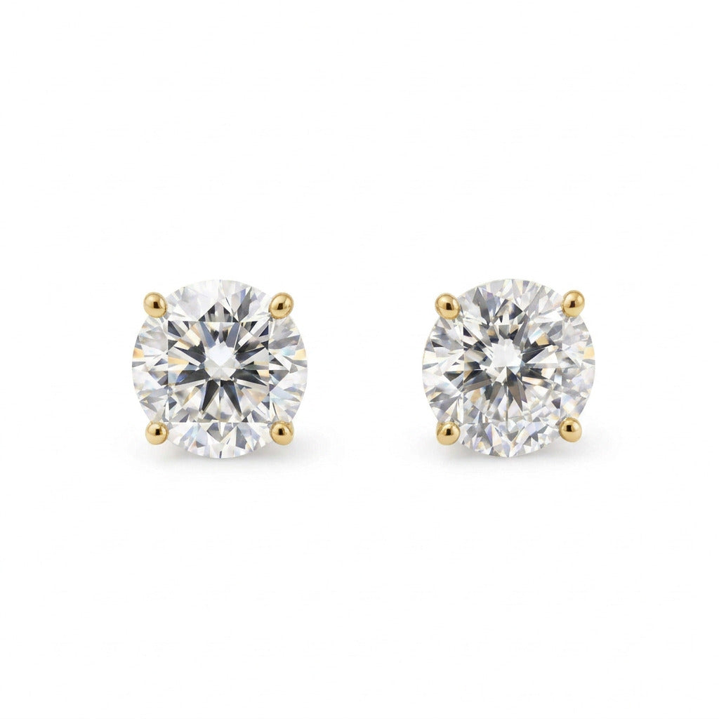 Brillant ørestikkere 2x0,59ct Top Wesselton/Si1