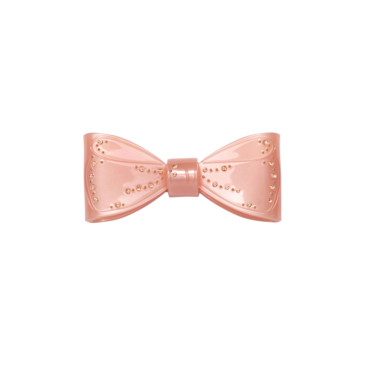 Ribin hårspænde blush