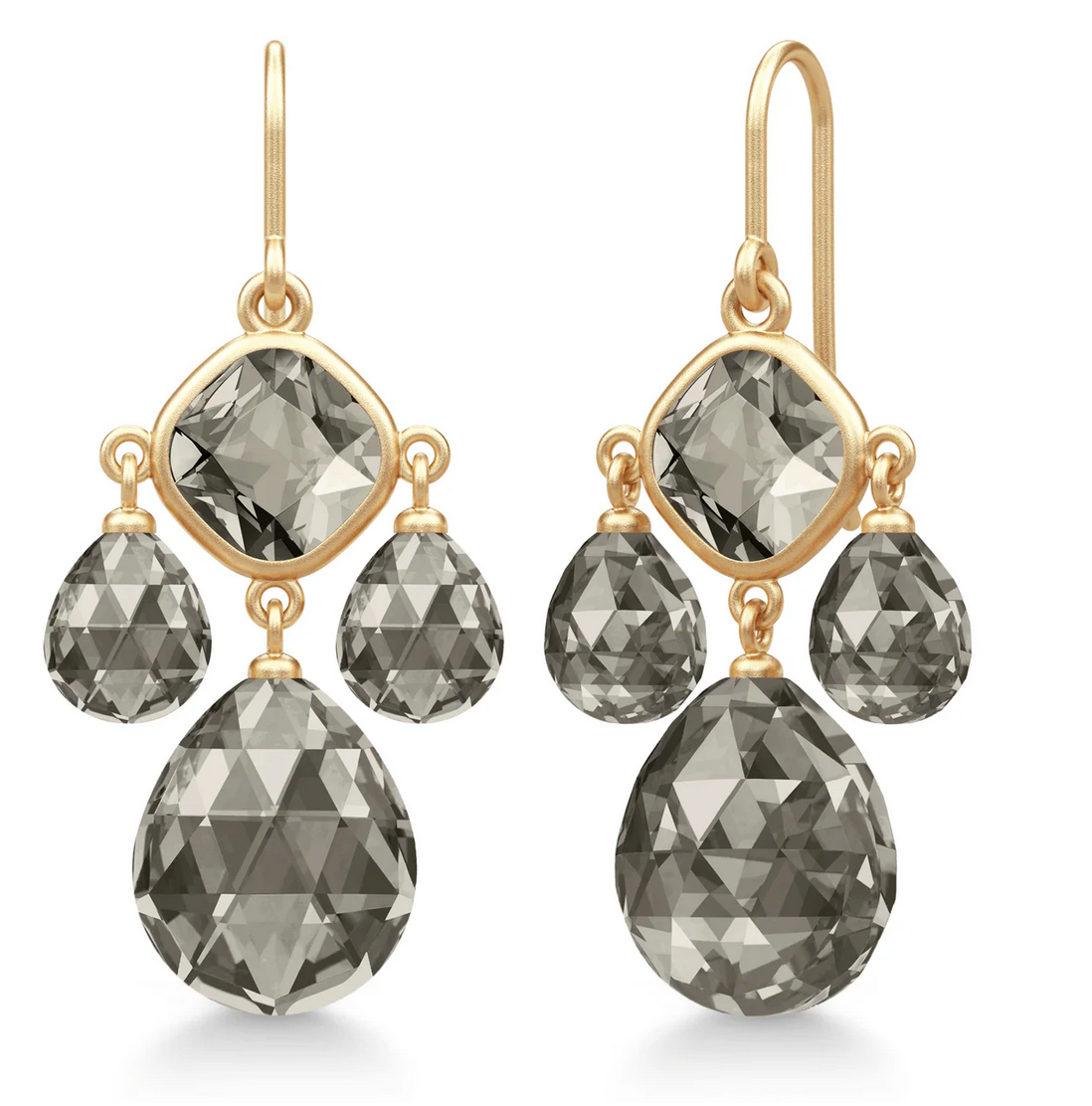 Julie Sandlau Olivia Chandelier øreringe - HKS777GD
