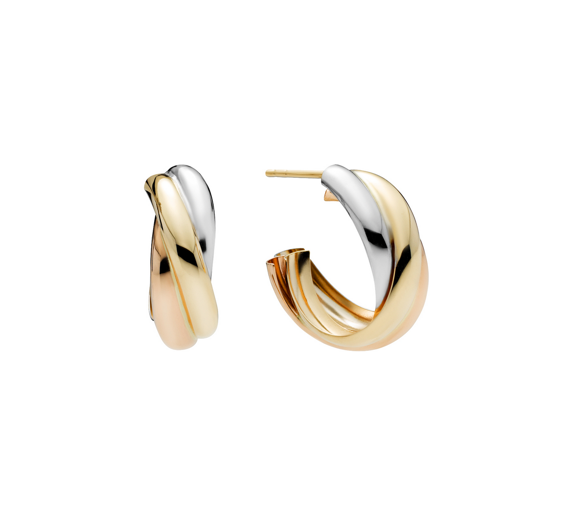 Guldcreoler i 3 farver guld - 509907