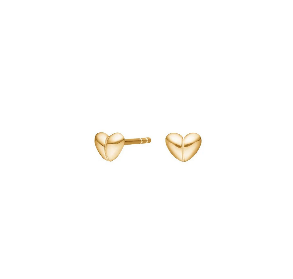 14kt. guld hjerteørestikker - 30552240500