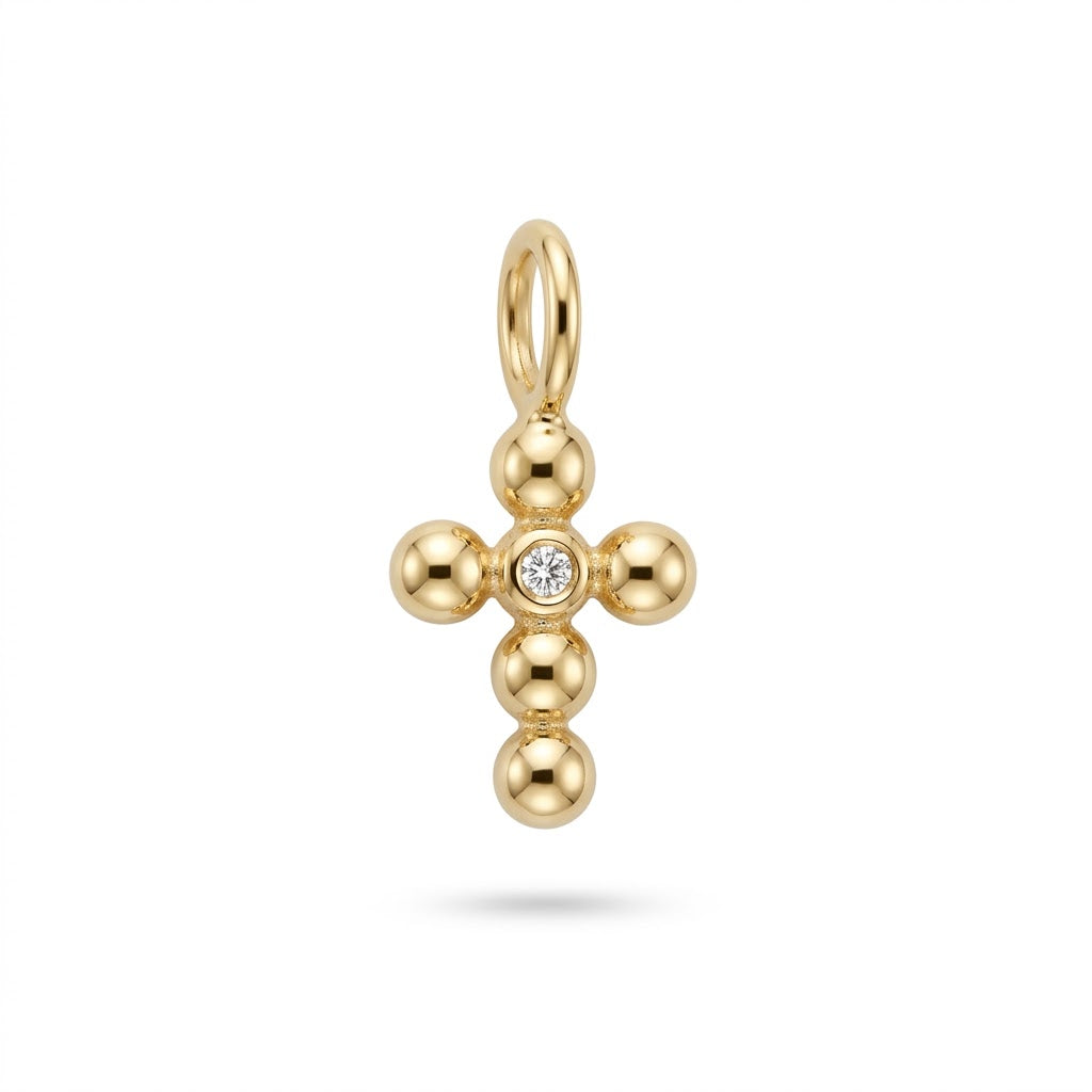 14 kt brillant kors - kors5