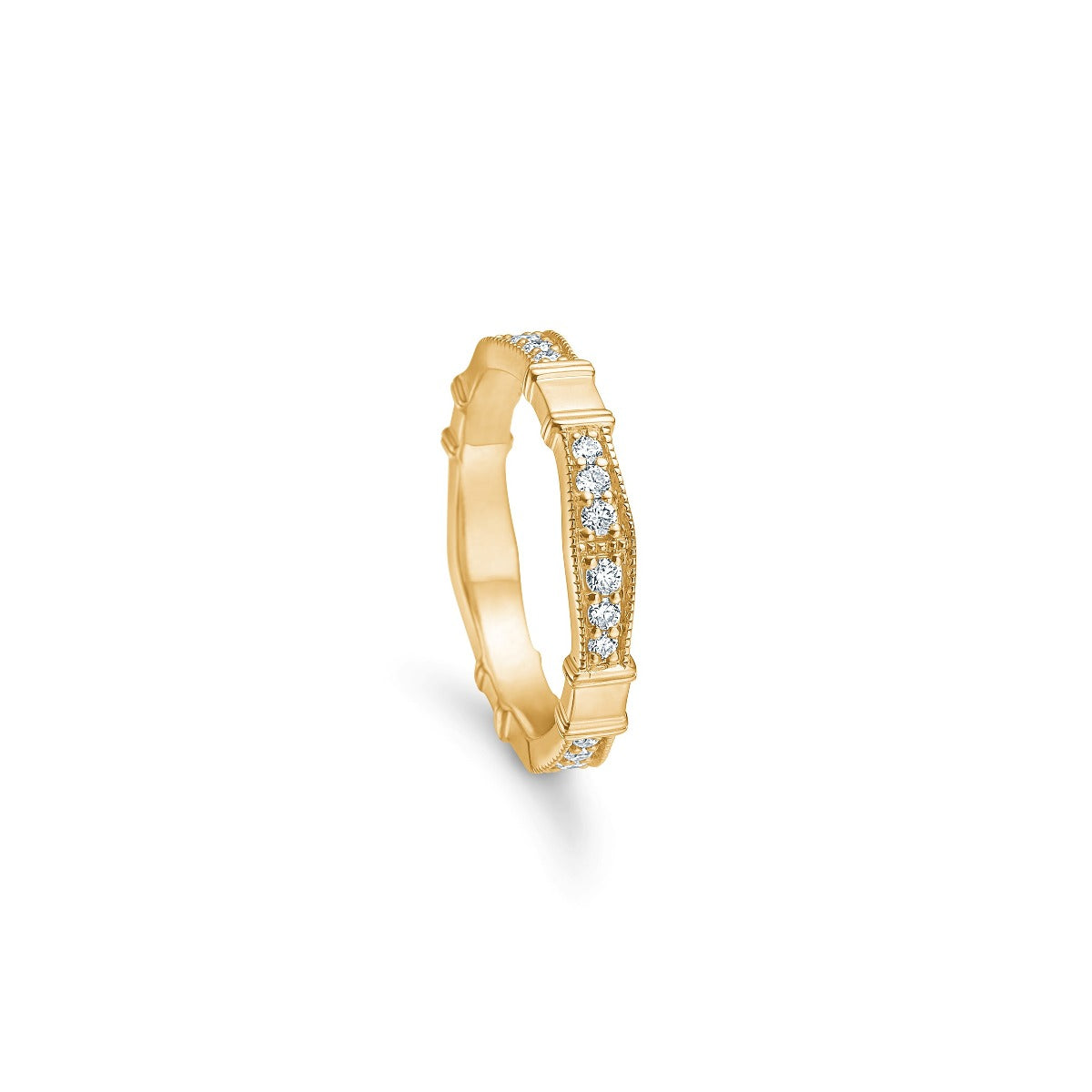 Compassion ring i 14 kt rødguld m. 0,33ct brillanter - 15020D33
