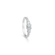Engagement ring i 14 kt hvidguld m. 0,55ct brillanter - 16041D55