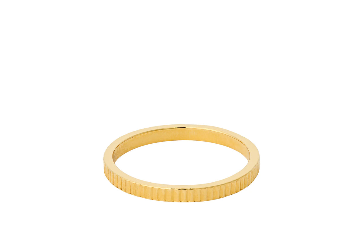 Pernille Corydon Sea Reflection ring forgyldt sølv - r-484-GP