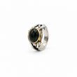 Athena sølv ring m. grøn turmalin