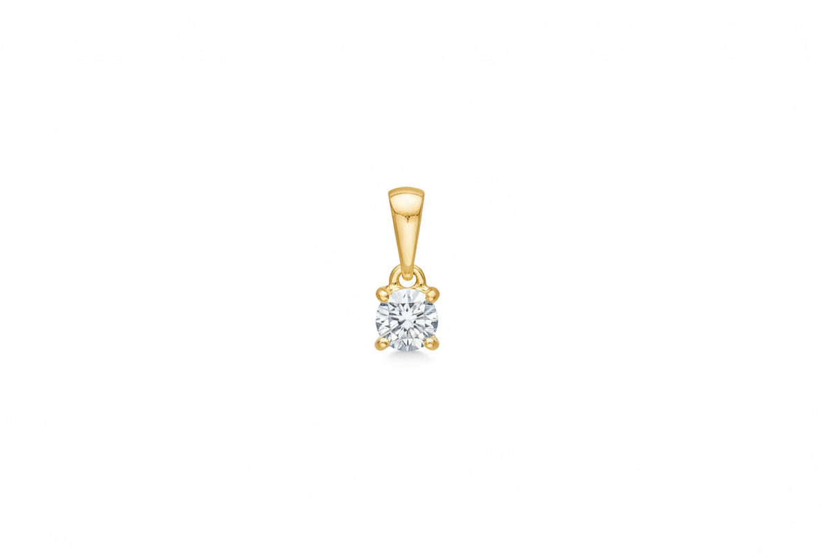 Diamant vedhæng 0,15ct brillant - 35008D15