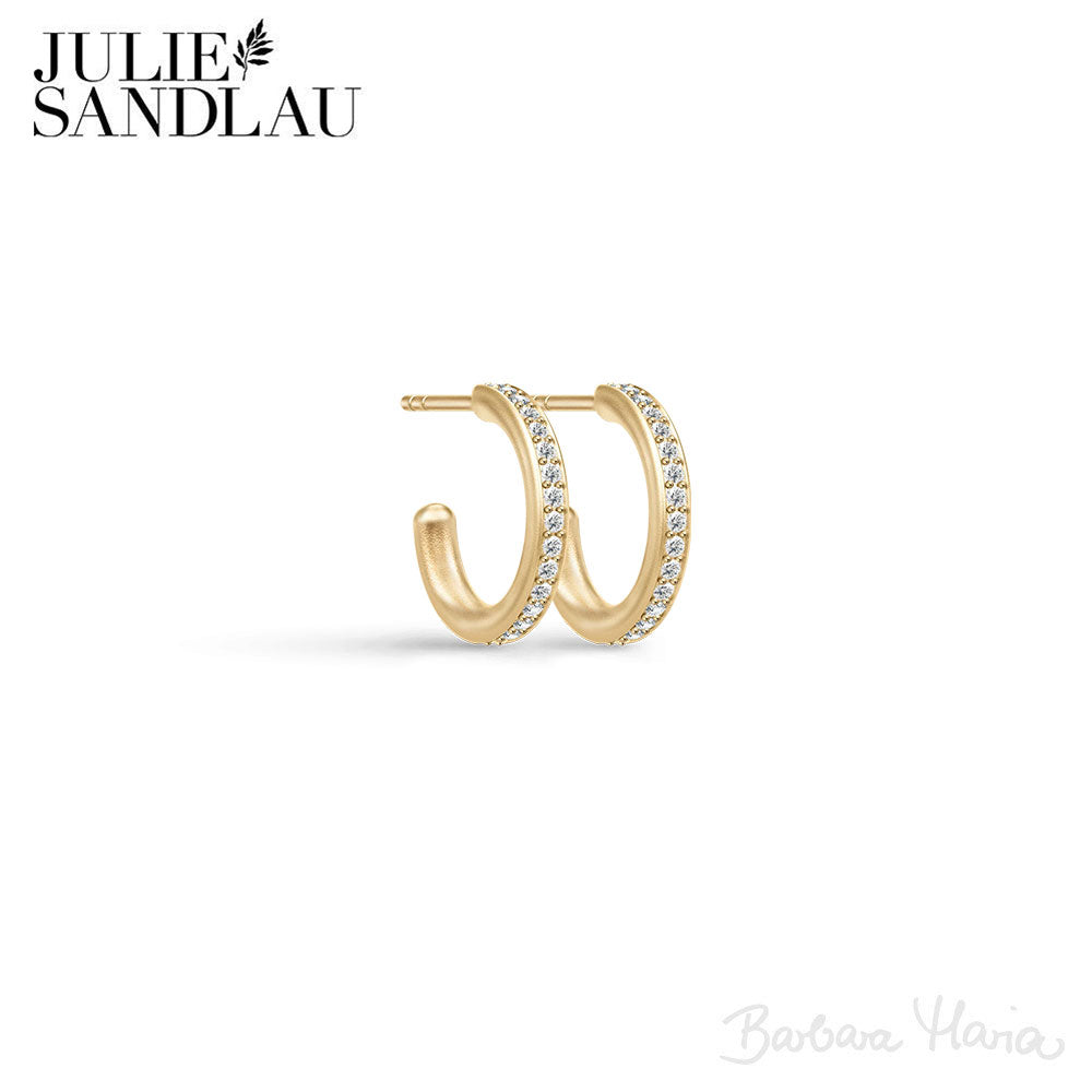 Julie Sandlau Infinity Hoop små øreringe - HPS48GD
